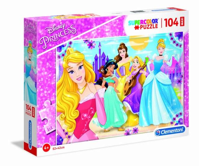 CLEMENTONI Puzzle Disney Prinzessinnen MAXI 104 Teile