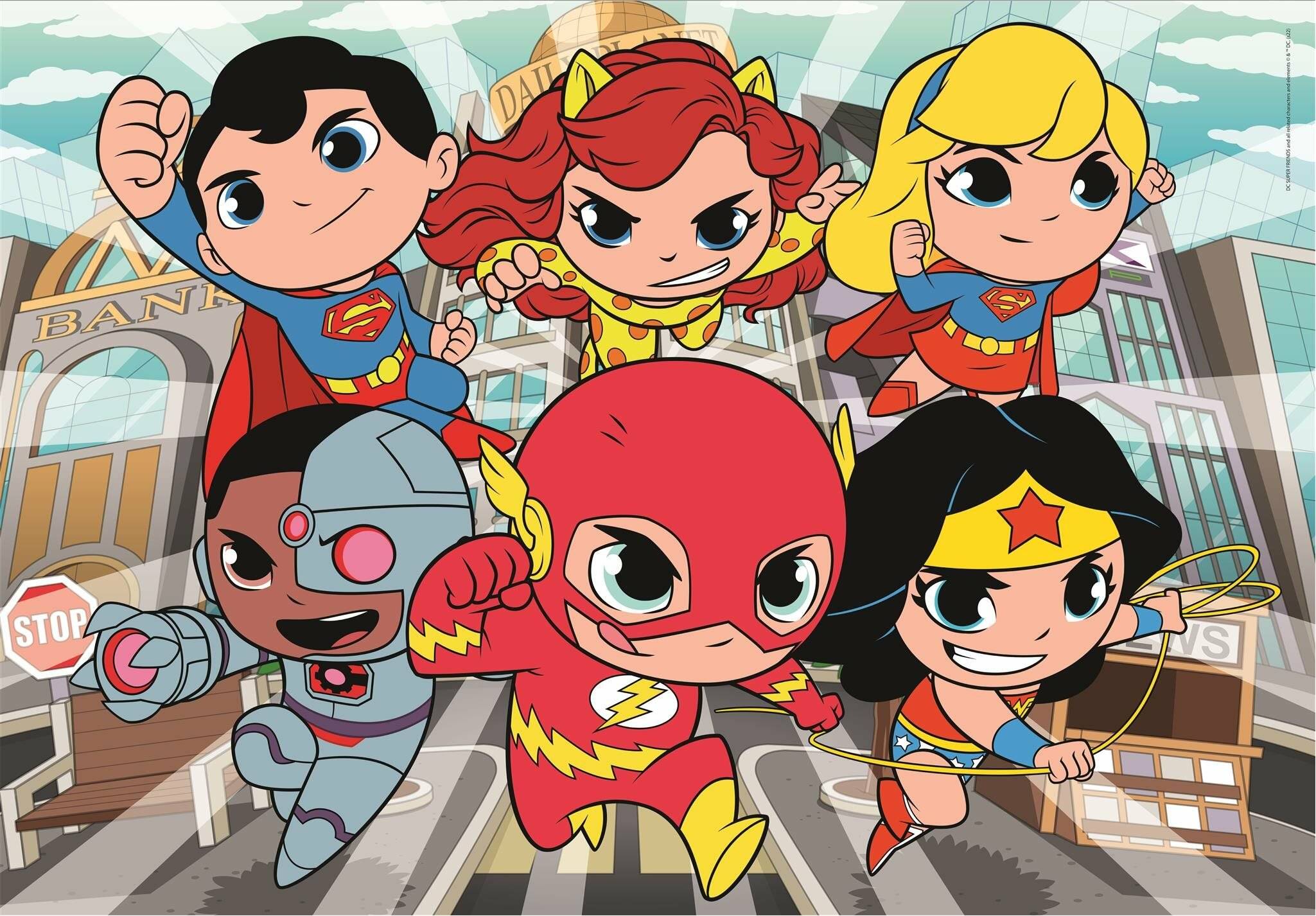 CLEMENTONI Puzzle DC Super Friends MAXI 104 Teile
