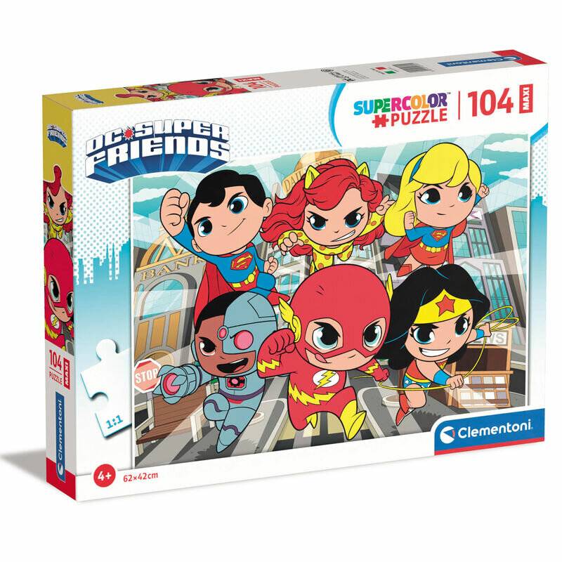 CLEMENTONI Puzzle DC Super Friends MAXI 104 Teile