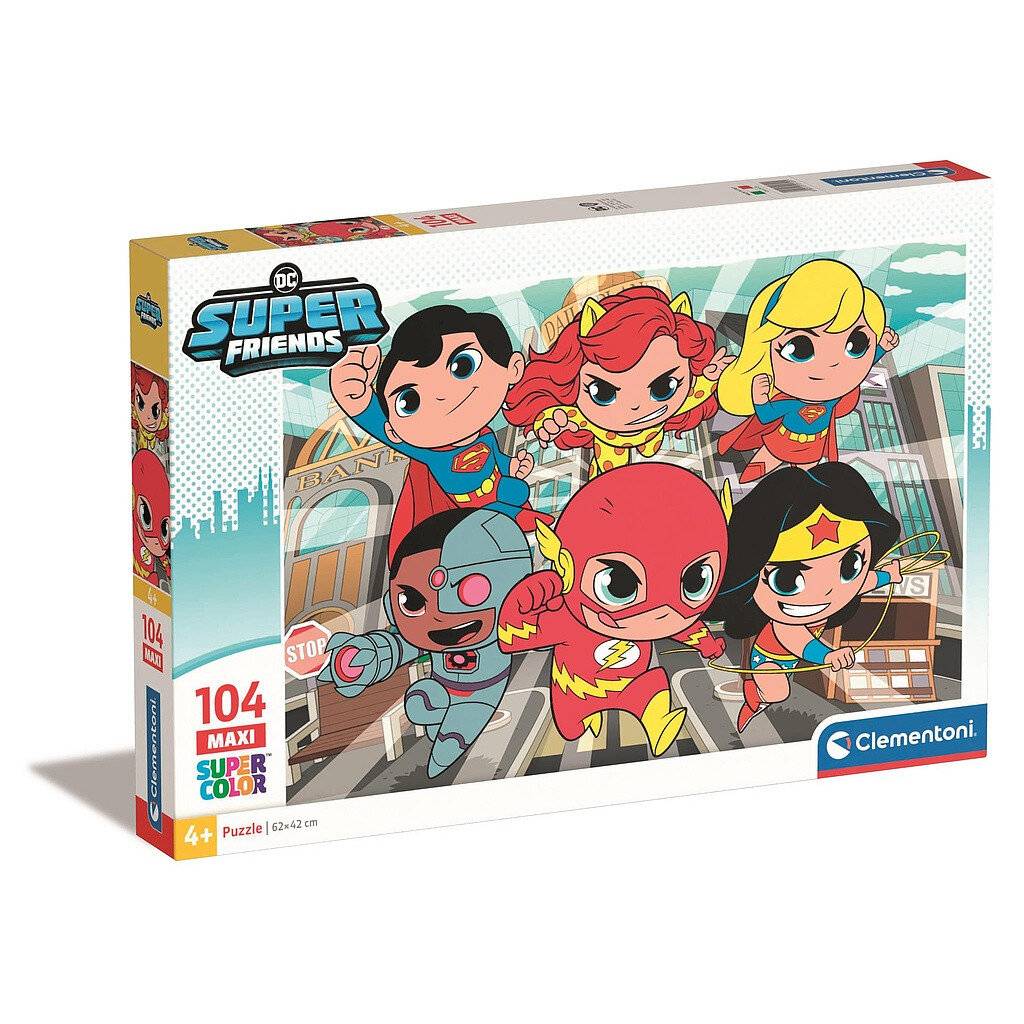CLEMENTONI Puzzle DC Super Friends MAXI 104 Teile