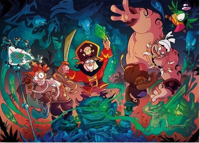 CLEMENTONI Puzzle Hallo Piraten! 60 Teile