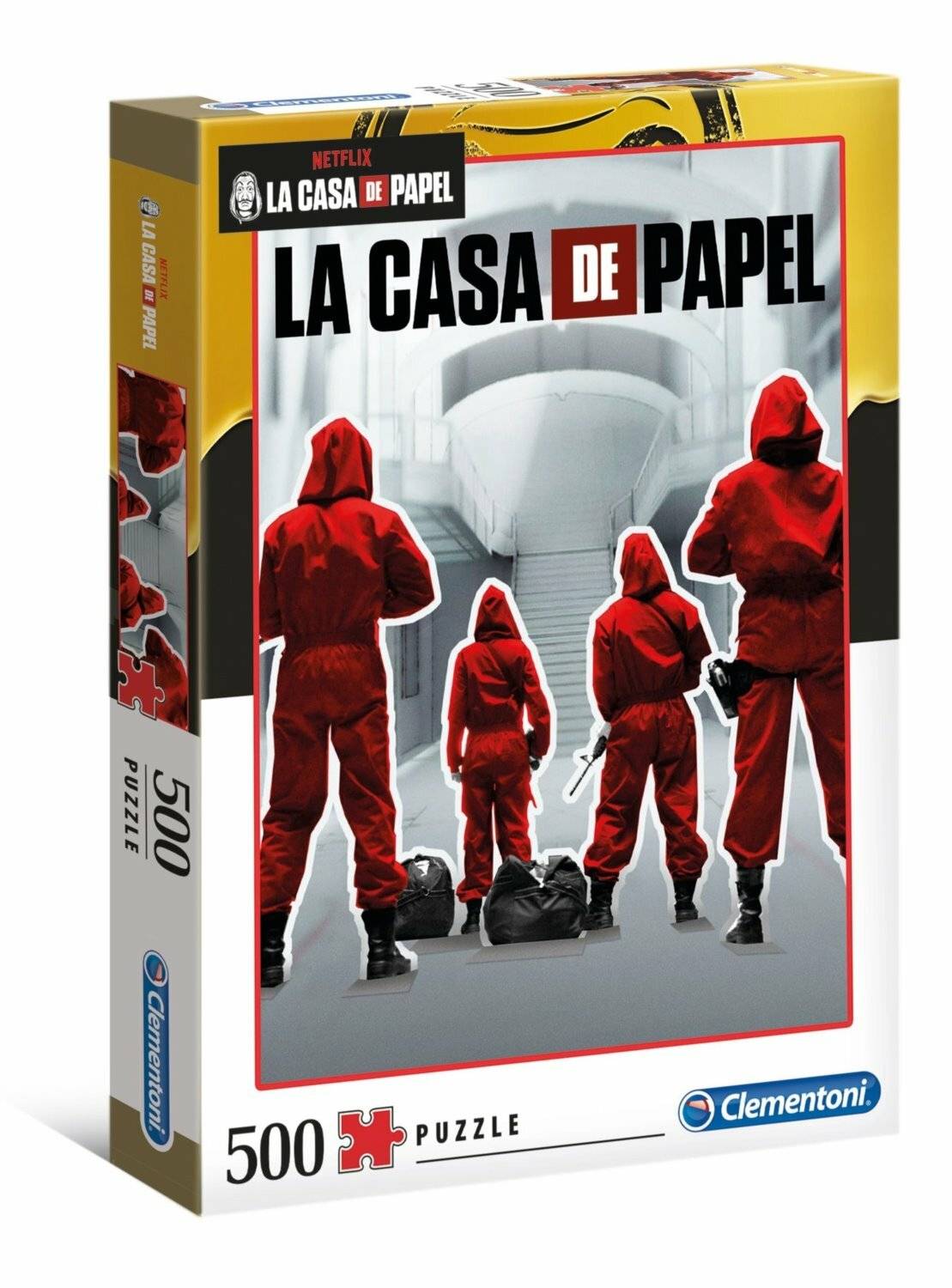 CLEMENTONI Puzzle Netflix: Papierhaus 500 Teile