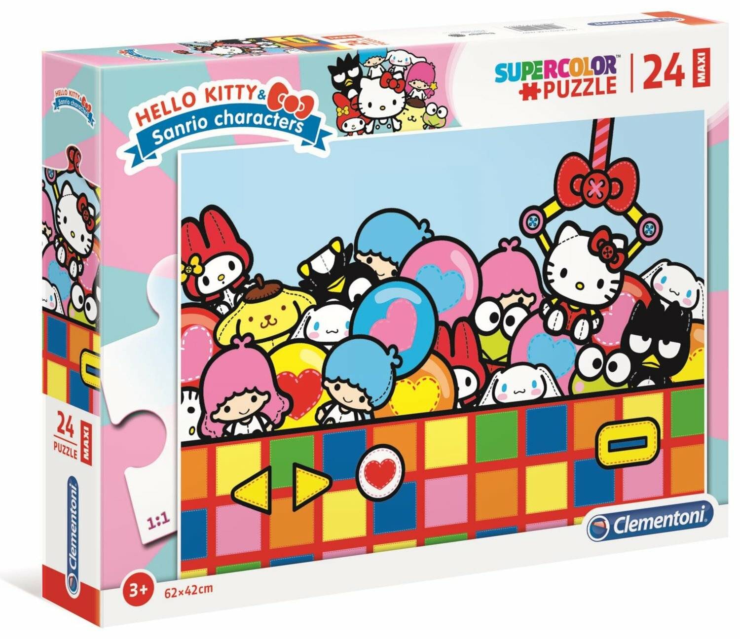 Clementoni Maxi Puzzle Hello Kitty, 24 Teile.