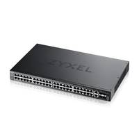 Zyxel XGS2220 Series XGS2220-54 - Switch - L3-Zugang, NebulaFLEX Cloud - managed - 48 x Gigabit Ethernet + 6 x 10 Gigabi