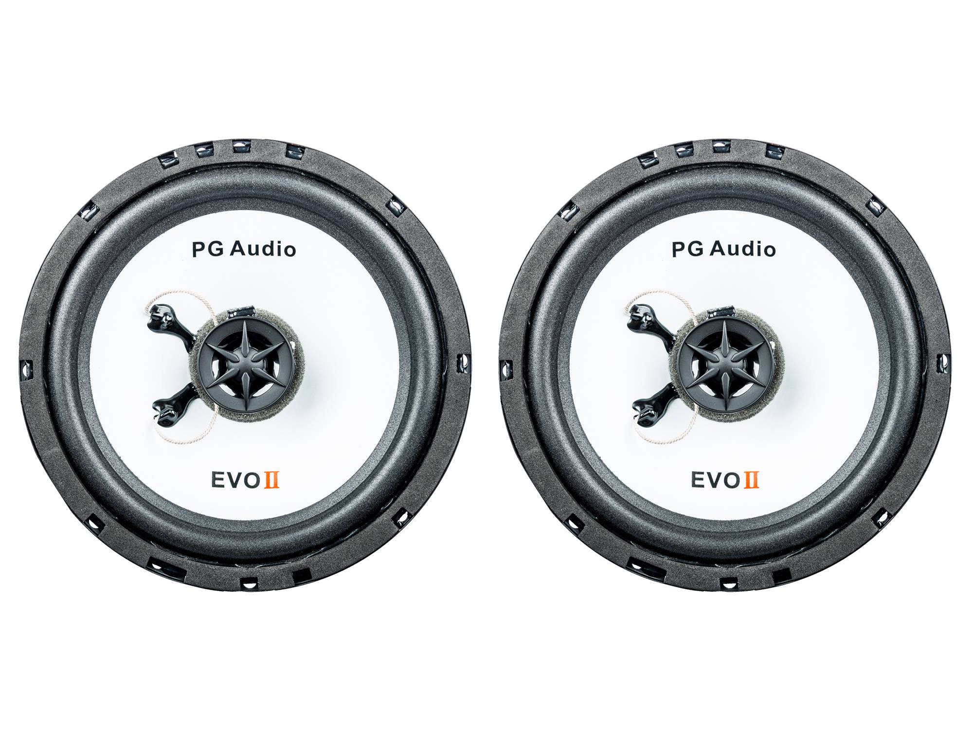 PG Audio EVO II 16.2F, 16 cm Coaxial Flachlautsprecher 1 Paar, Neu