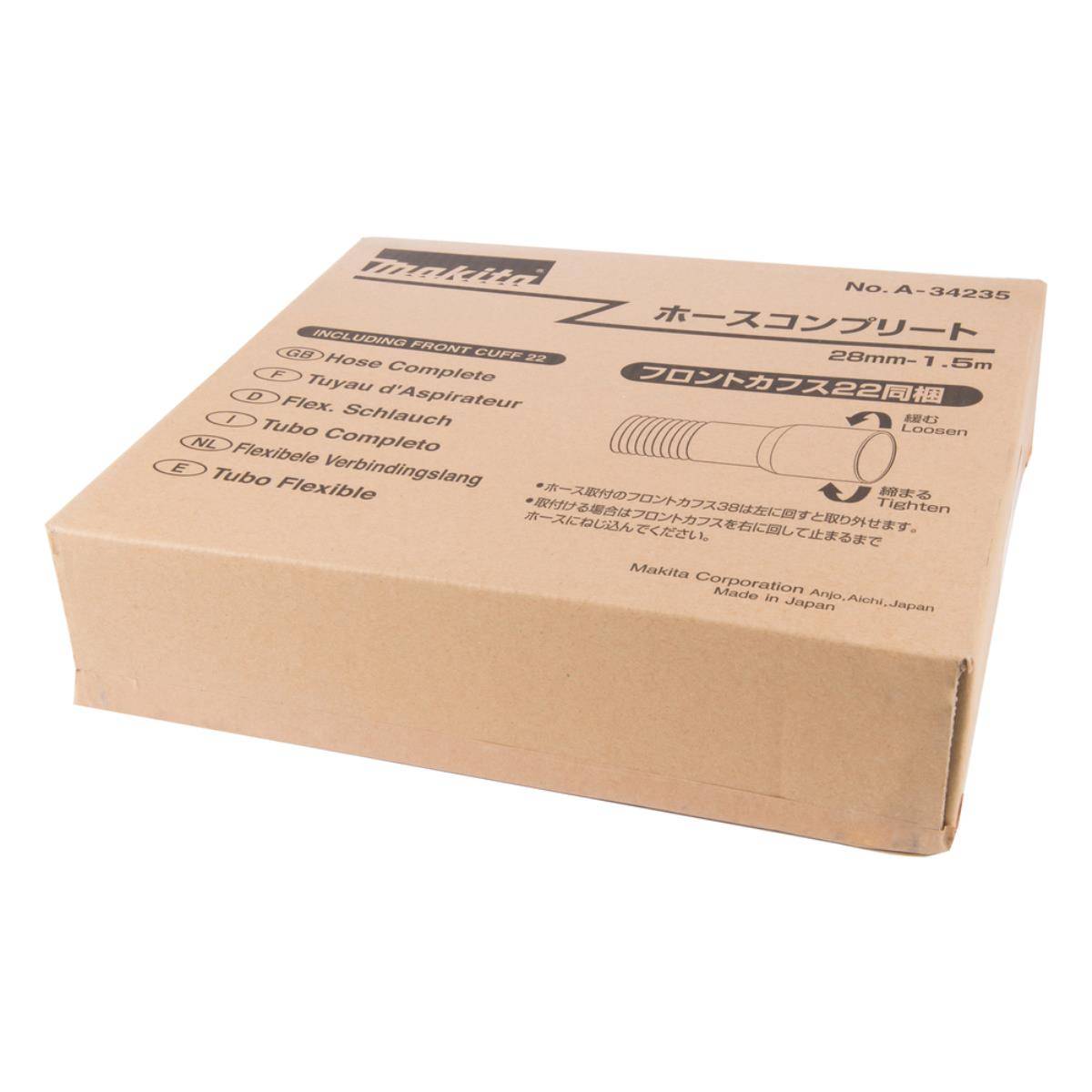 Makita Saugschlauch 28 mm x 1,5 m 28 mm Durchmesser • 1,5 m Länge