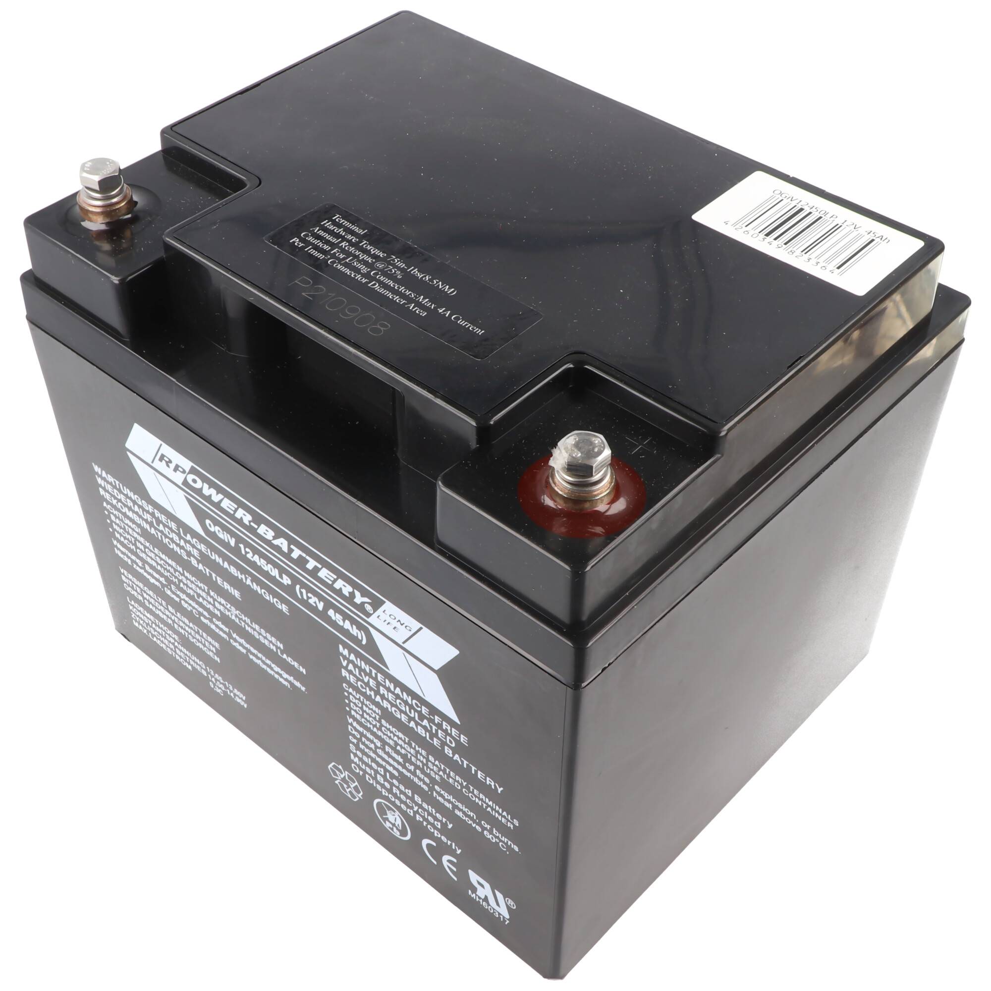 RPower OGiV12450LP 12V 47Ah Longlife Bleiakku AGM Blei Gel Akku