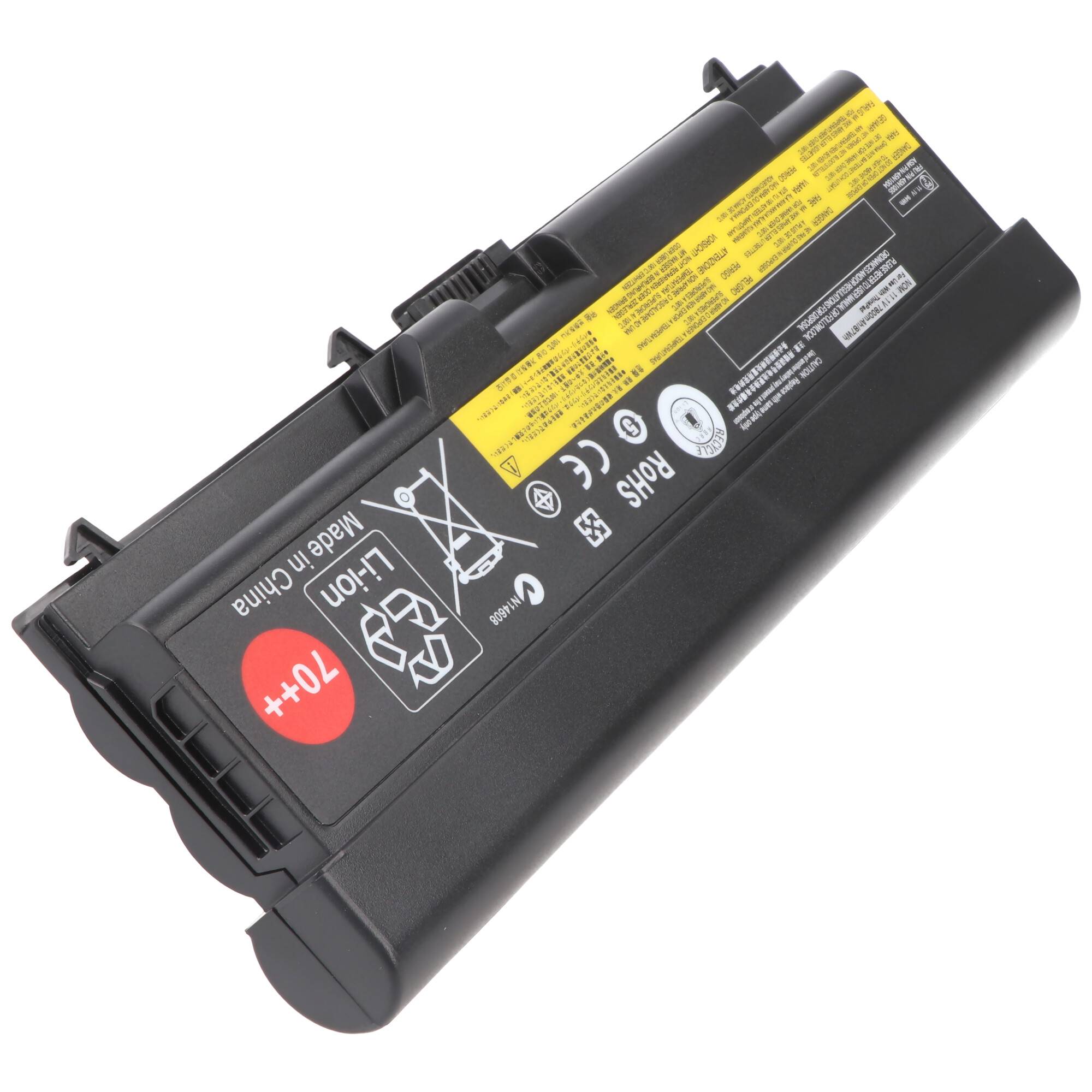 7800mAh Akku passend für Lenovo ThinkPad T440p, T540p, 57++, Li-ion, 11,1V, 87Wh