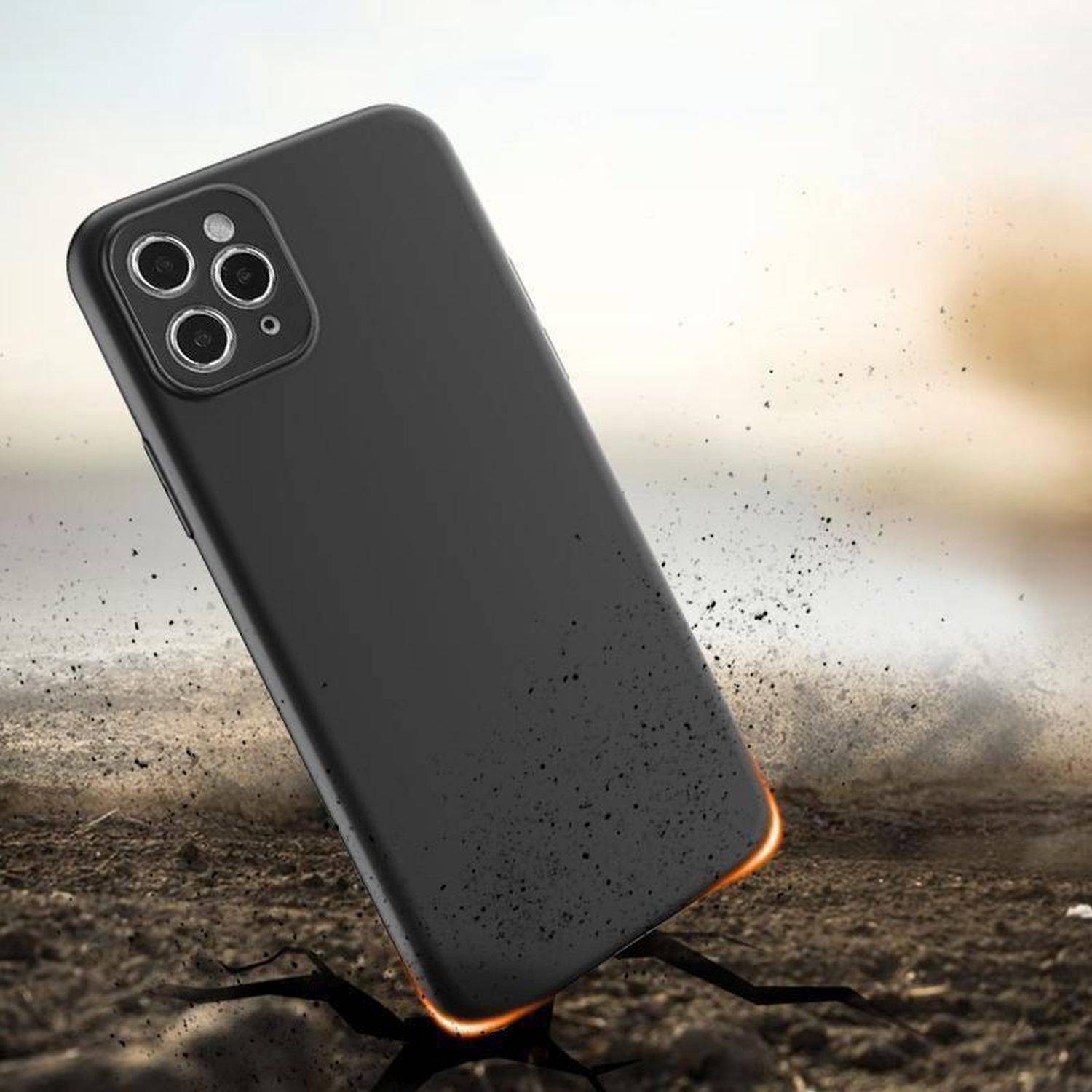 Silikon Hülle Basic kompatibel mit SAMSUNG GALAXY S23 ULTRA (SM-S918B) Case TPU Soft Schwarz
