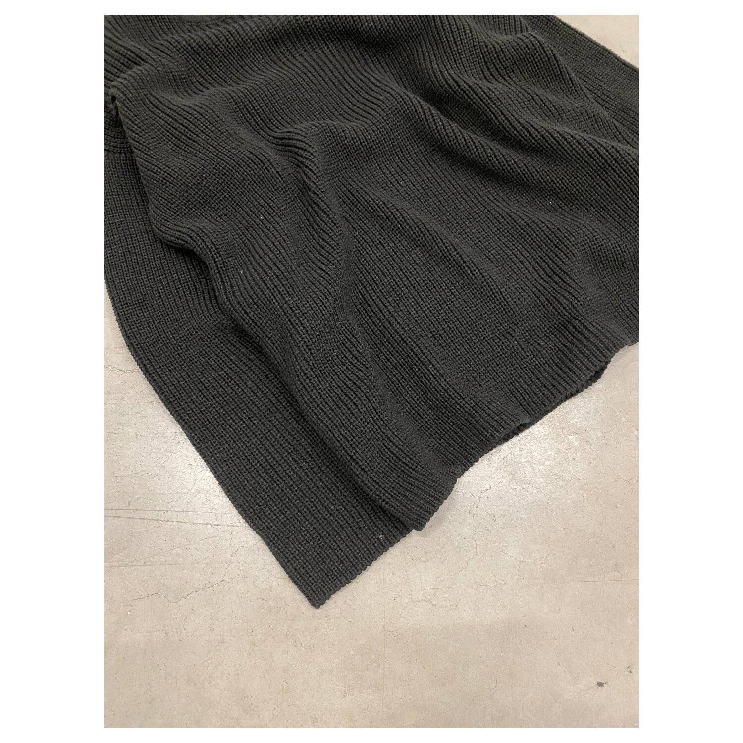 Männer Pullover mit Rollkragen, Drop Shoulder Oversize Fit Herren XL Schwarz