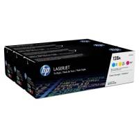 HP 128A Original Toner cyan, magenta und gelb Standardkapazität 3 x 1.300 Seiten 3er-Pack