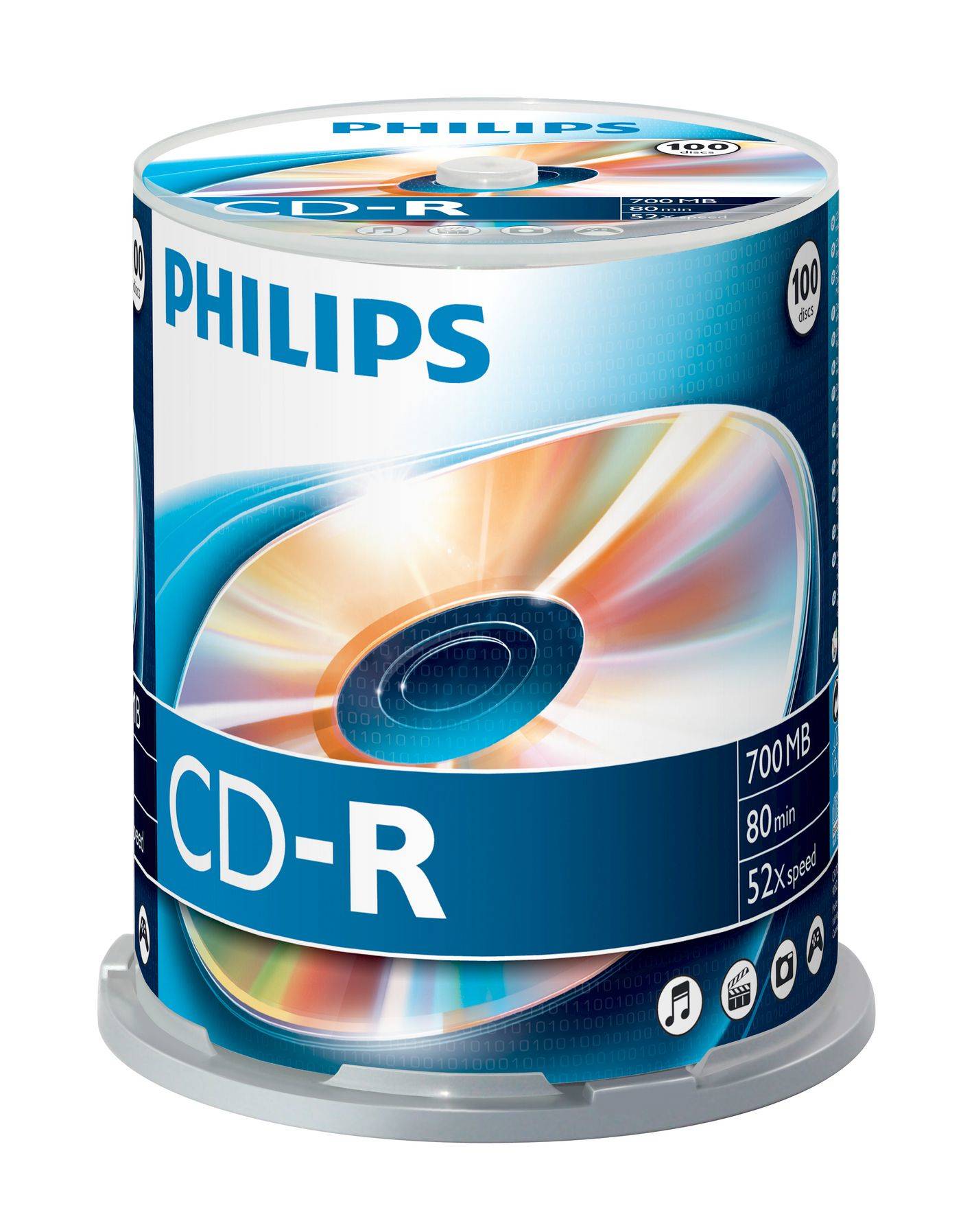 Philips CD-R 80 700 MB 52x CB (100)