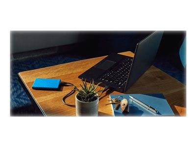 WD My Passport 4TB portable HDD Blue Komponenten Speicherlaufwerke Externe HDDs
