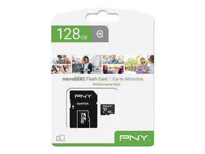 PNY Micro SD Card Performance Plus 128GB Komponenten Speicher Flash-Speicher