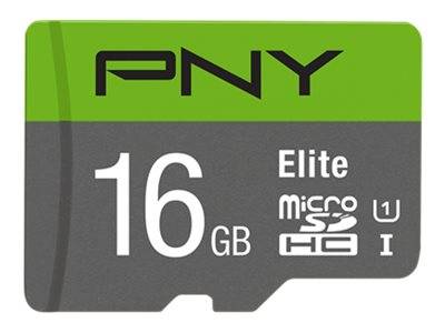 PNY Micro SD Card Elite 16 GB HC Komponenten Speicher Flash-Speicher
