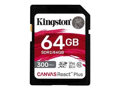 KINGSTON 64GB Canvas React Plus SDXC Komponenten Speicher Flash-Speicher