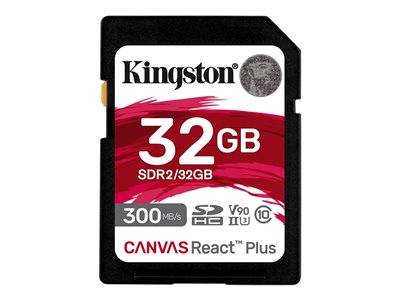 KINGSTON 32GB Canvas React Plus SDHC Komponenten Speicher Flash-Speicher