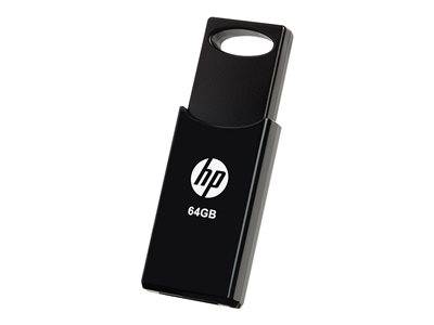 HP v212w USB Stick 64GB Sliding Eingabe / Ausgabe USB-Stick