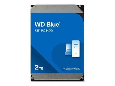 WD Blue 2TB SATA 6Gb/s HDD Desktop Komponenten Speicherlaufwerke Interne HDDs