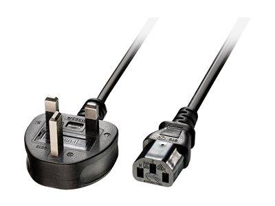 LINDY 2m IEC-Netzkabel UK Peripheriegeräte & Zubehör Kabel & Adapter - Stromversorgung