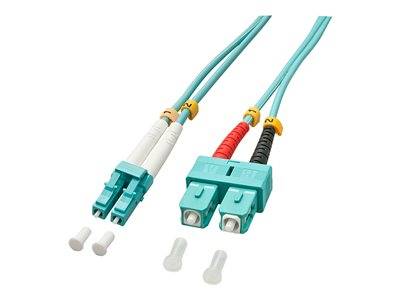 LINDY LWL-Duplexkabel LC/SC OM3 3m Netzwerk & Smart Home Netzwerk-Zubehör Netzwerk- und DAC-Kabel