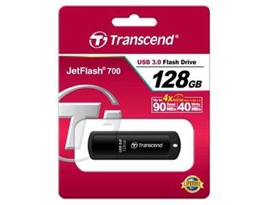 TRANSCEND 128GB JETFLASH 700 USB 3.0 bla Eingabe / Ausgabe USB-Stick