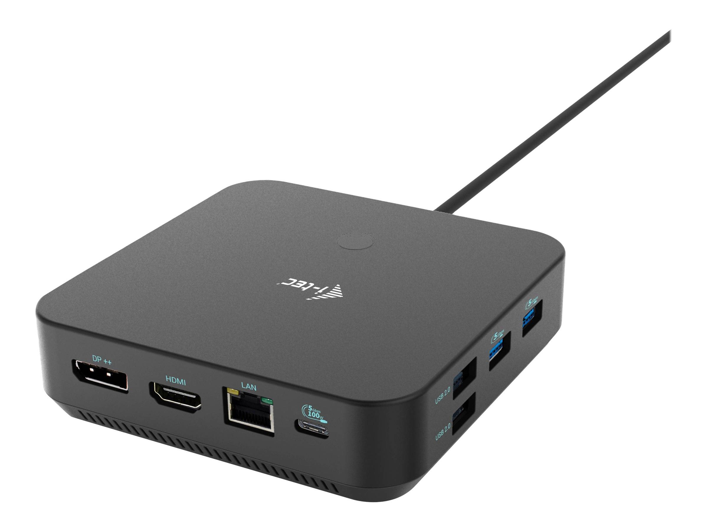 i-Tec - Dockingstation - USB-C / USB4 / Thunderbolt 3 / Thunderbolt 4