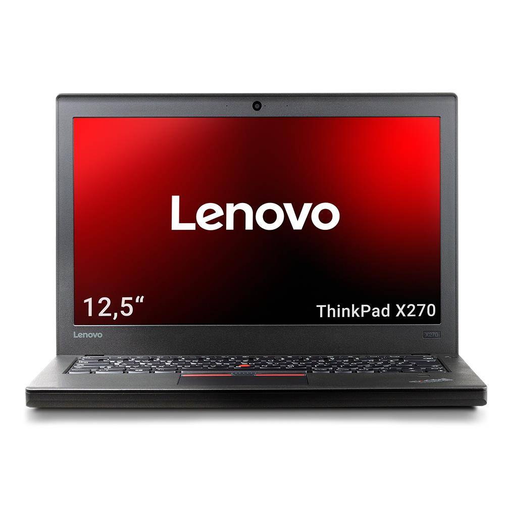 Lenovo ThinkPad X270 (B-Ware) 31,8cm (12,5") Ultrabook (i5 6300U, 8GB, 256GB SSD NVMe, CAM) W10, OHNE Akku