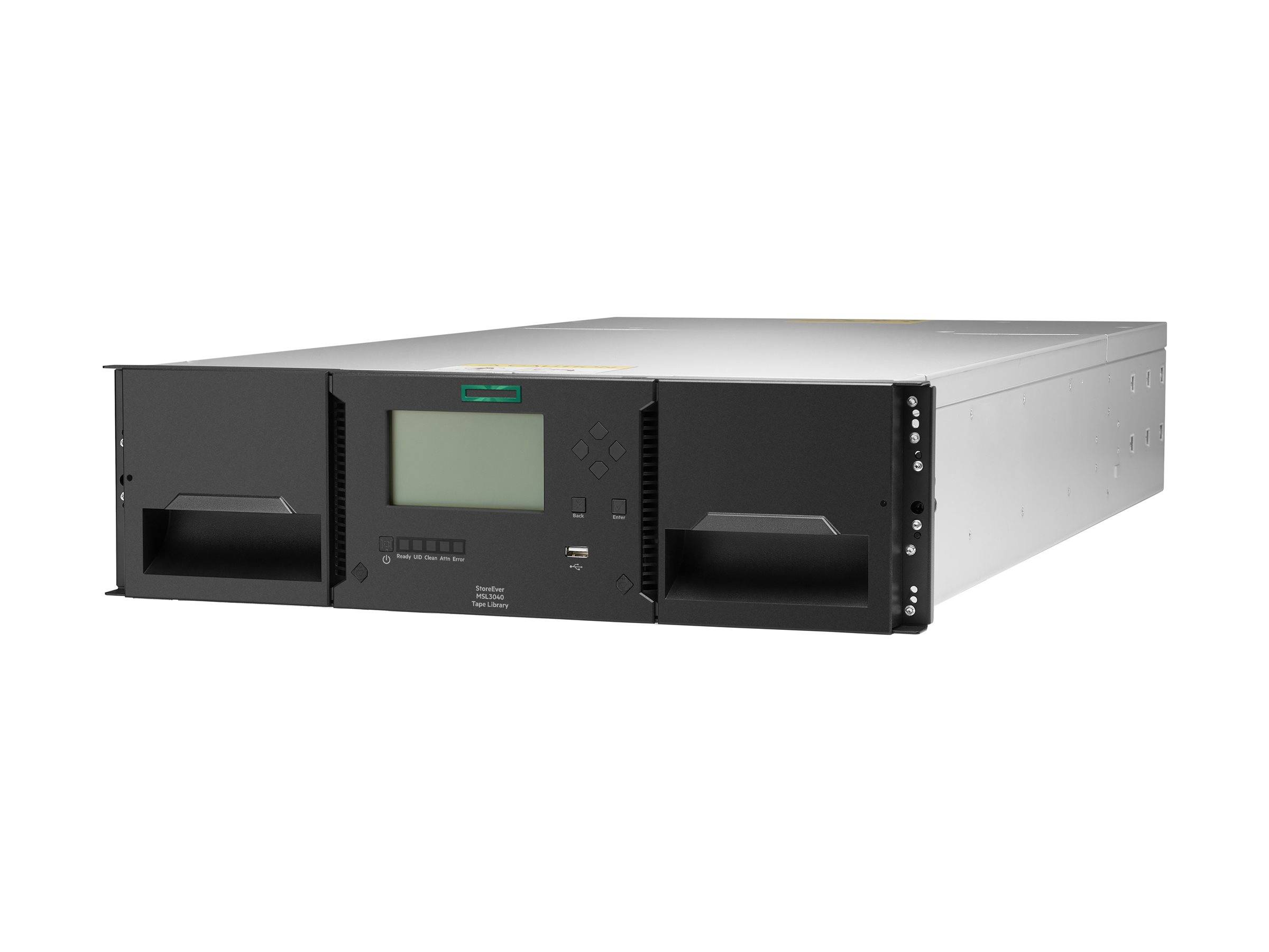 HPE StoreEver MSL3040 Scalable Library Base Module - Bandbibliothek - 720 TB / 1.8 PB - Steckplätze: 40 - keine Bandlauf