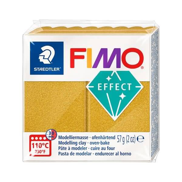 Modelliermasse Fimo effect 57g gold metallic