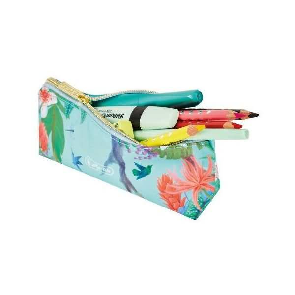 Schüleretui Faulenzer Schiffchen Ladylike Polyester 215x50mm Jungle