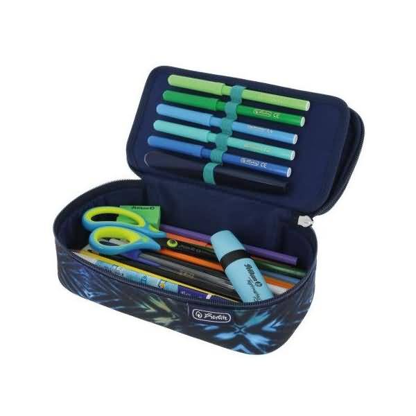 Schüleretui Faulenzer beatBox Polyester 225x120mm New Batik Fearless