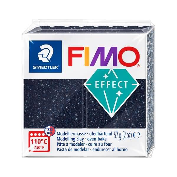 Modelliermasse Fimo effect 57g galaxy blau