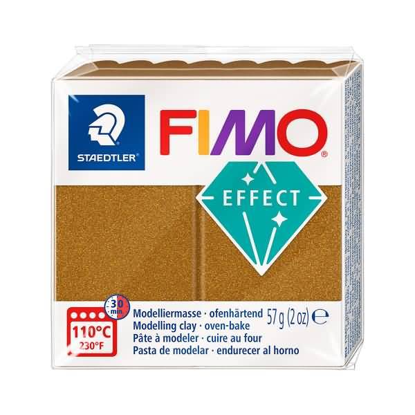 Modelliermasse Fimo effect 57g bronze metall