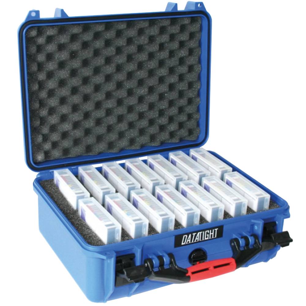 Datatight 14 Blue Transportkoffer für 14 x LTO im P-Case