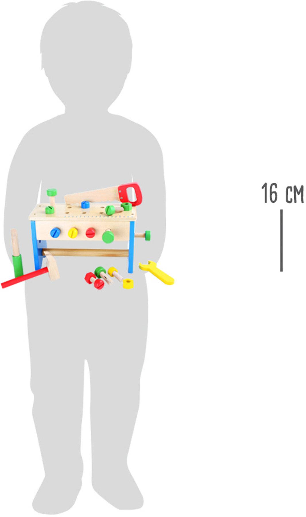 Werkzeugkasten und Werkbank 2 in 1