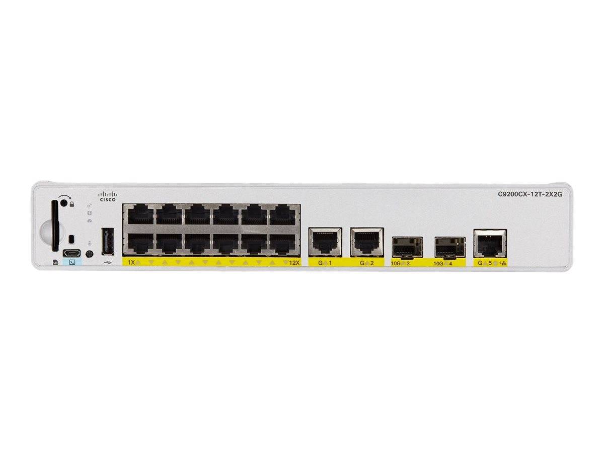 Cisco Catalyst 9200CX - Network Advantage - Switch - kompakt - L3 - managed - 12 x 1000Base-T + 3 x 1000Base-T + 2 x 1 G