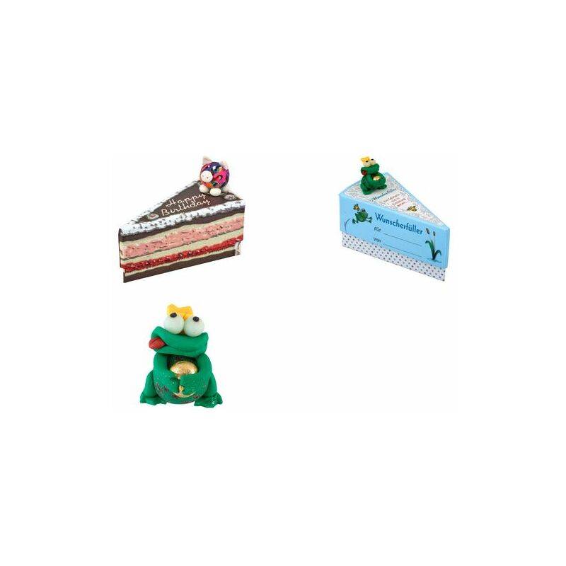 HERGO Geschenkschachtel Tortenstück "Happy Birthday"