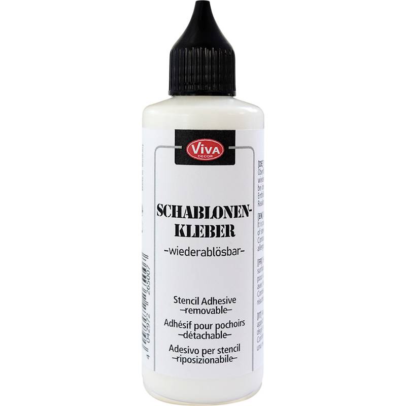 ViVA DECOR Schablonen-Kleber, wiederablösbar, 90 ml