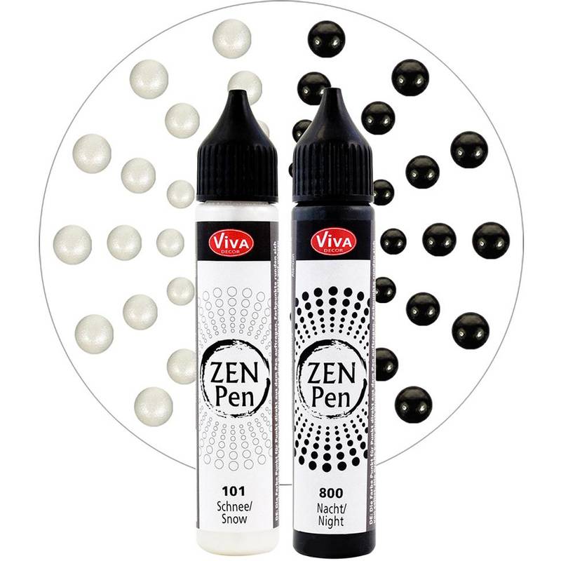 ViVA DECOR Zen-Pen Farbset "Yin und Yang", 2er Set