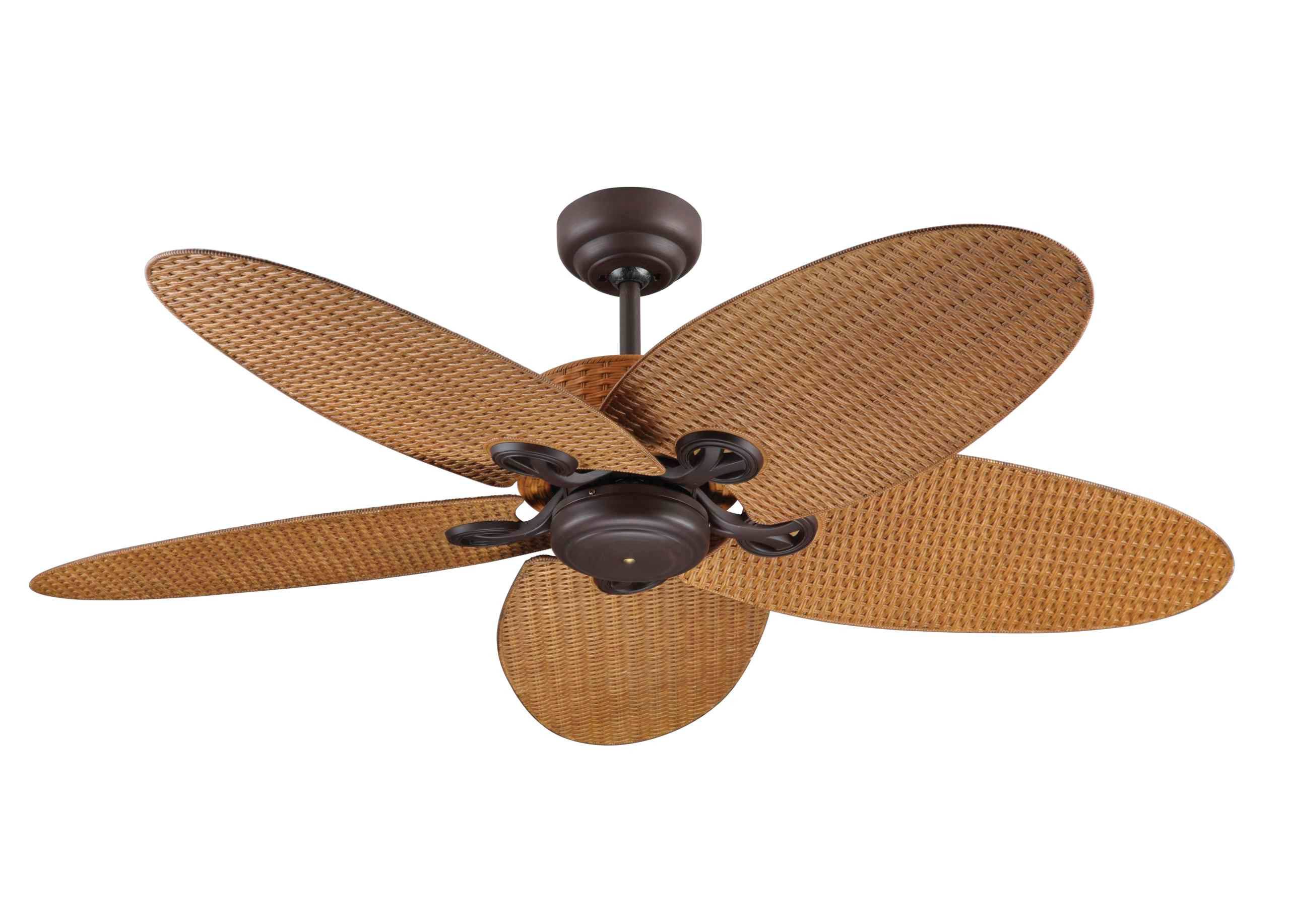 Deckenventilator Fijian II Braun mit Wandschalter
