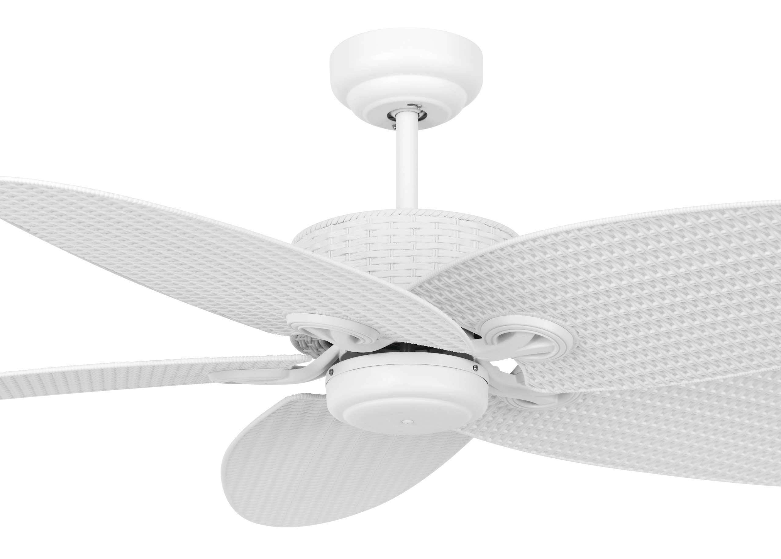 Deckenventilator Fijian II Weiß mit Wandschalter