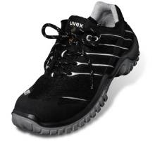 6999,8, Gr,43 W11 Halbschuhe, S1 SRC, schwarz/wei�, UVEX