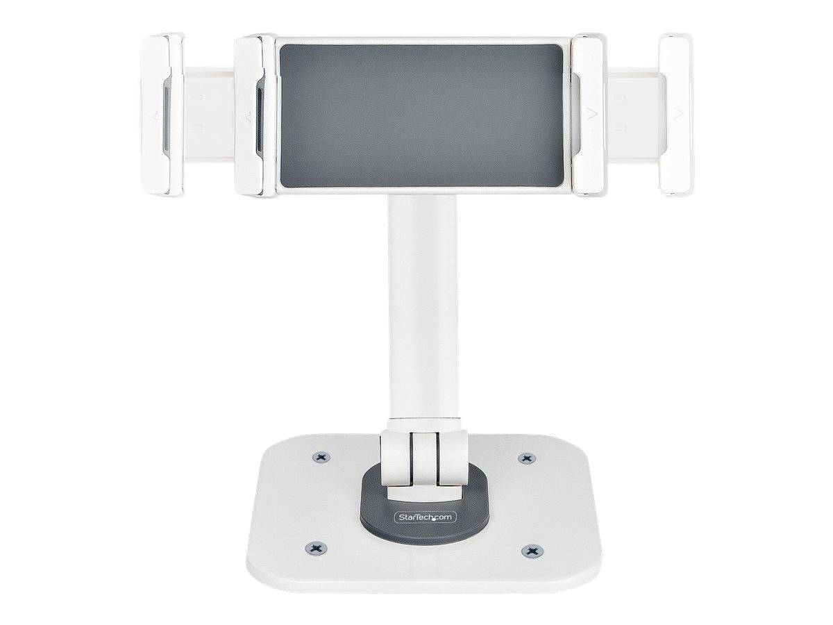 StarTech.com Adjustable Tablet Stand for Desk, Desk/Wall Mountable, Supports Up to 2.2lb, Universal Tablet Stand Holder