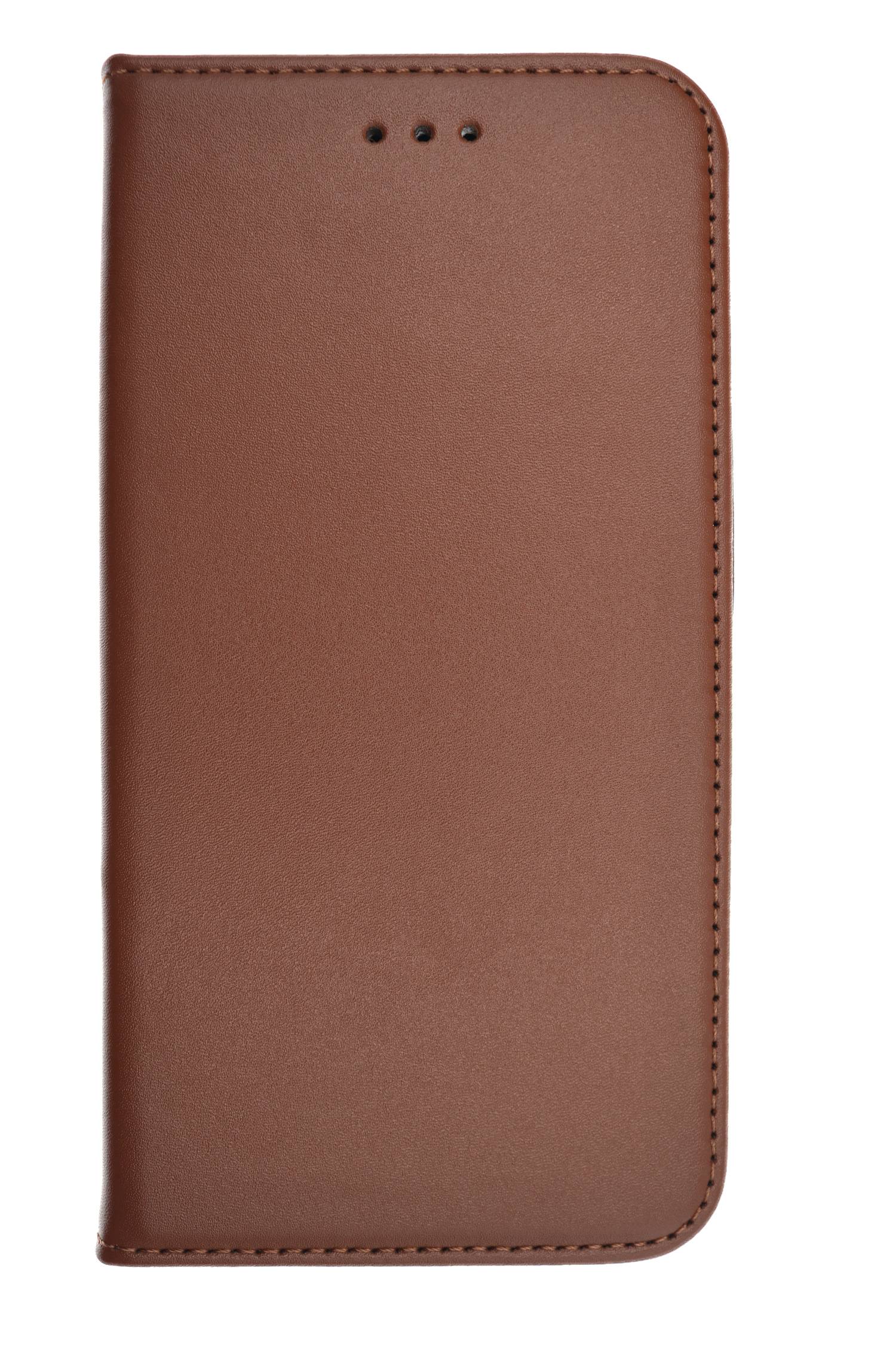 JAMCOVER Echtleder Cover Braun für Apple iPhone 13 - Schutzhülle, Handytasche im Buchformat