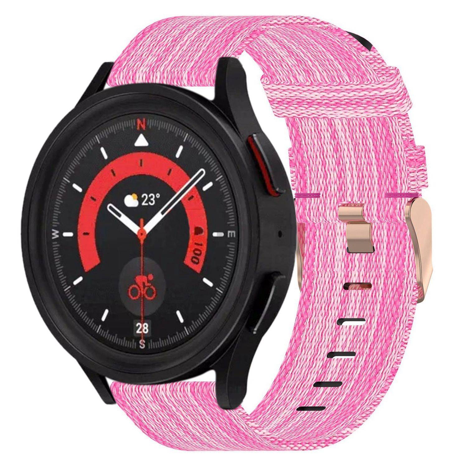 Für Samsung Galaxy Watch FE 6 5 4 Normal Pro Classic Nylon Armband