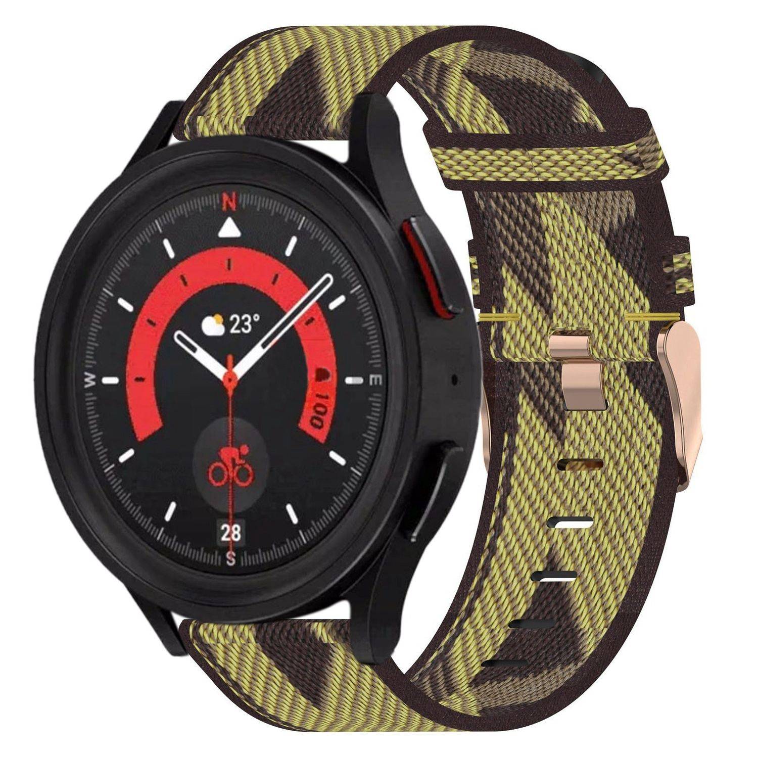 Für Samsung Galaxy Watch FE 6 5 4 Normal Pro Classic Nylon Armband