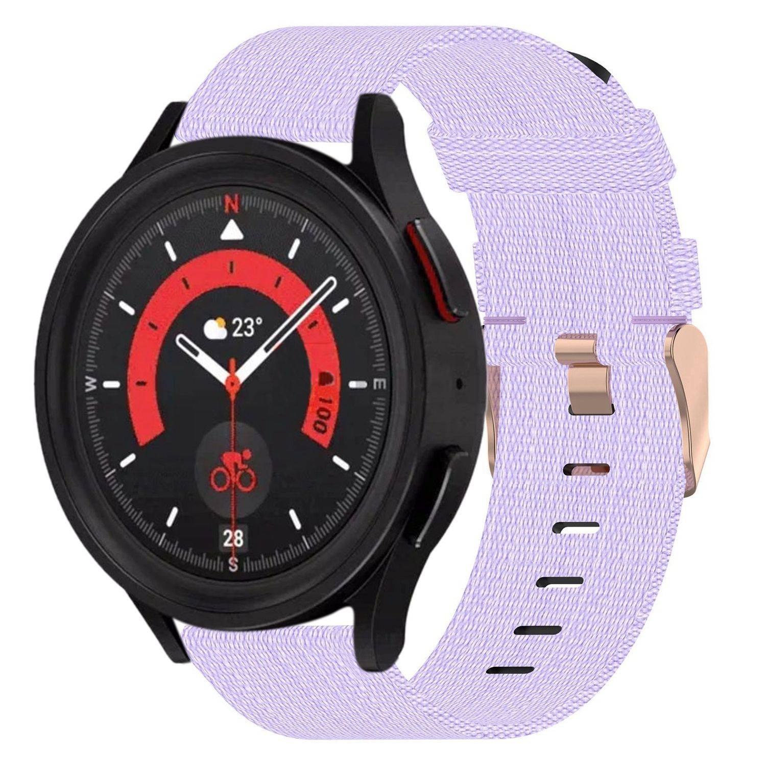 Für Samsung Galaxy Watch FE 6 5 4 Normal Pro Classic Nylon Armband