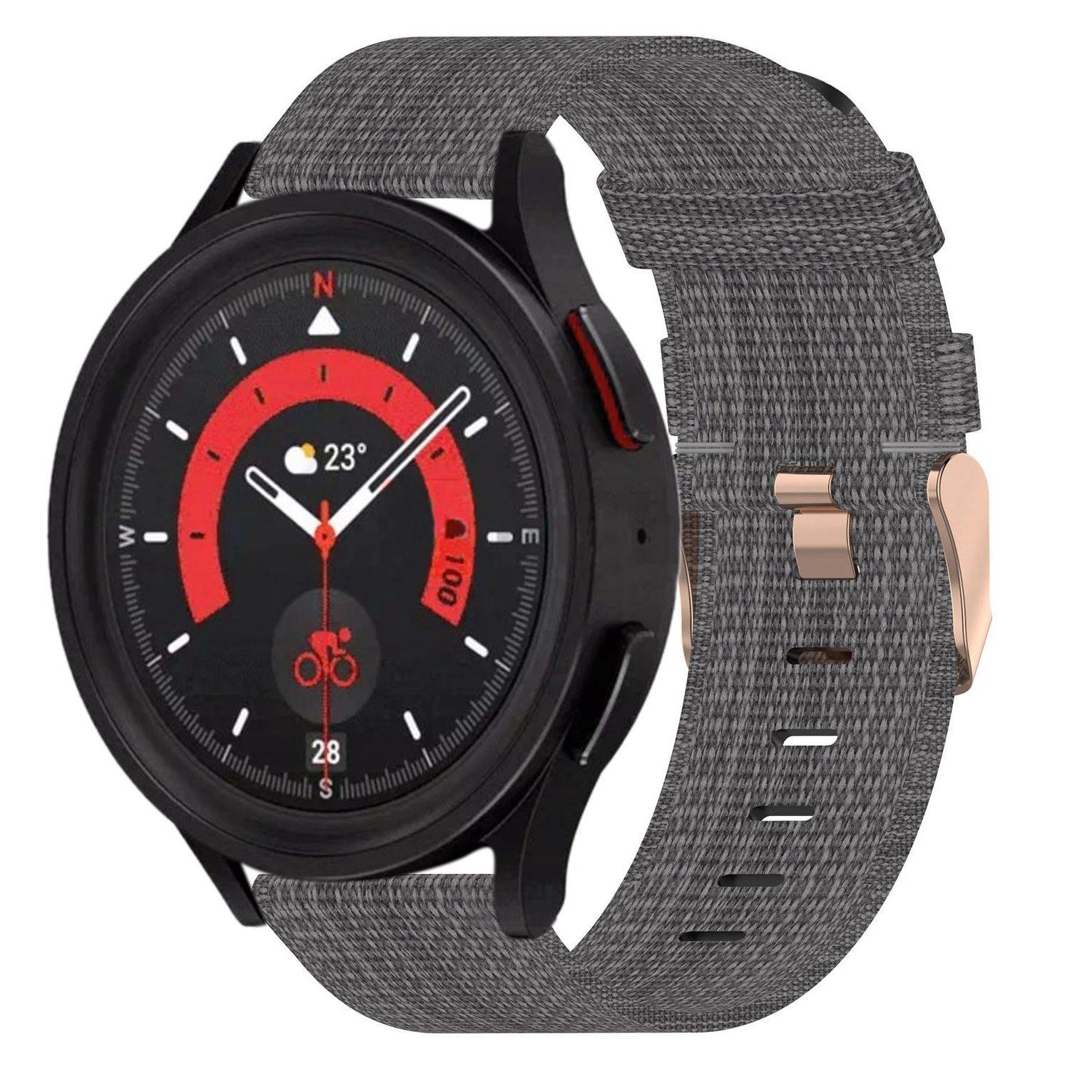 Für Samsung Galaxy Watch FE 6 5 4 Normal Pro Classic Nylon Armband