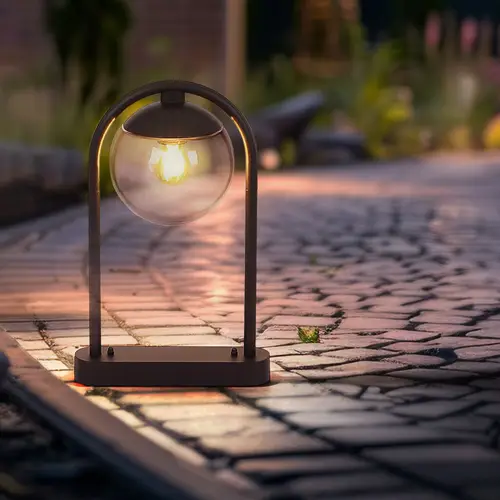 Außenstandleuchte Wegeleuchte Terrassen Lampe Außenbereich Stehlampe Glaskugel, IP44 Retro, Metall schwarz rauchfarben, 1x E27 Fassung, HxBxÜ 50x20 Außenstandleuchte Wegeleuchte Terrassen Lampe Außenbereich Stehlampe Glaskugel, IP44 Retro, Metall schwarz rauchfarben, 1x E27 Fassung, HxBxÜ 50x20